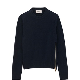 Cheyla Zip Cashmere Sweater