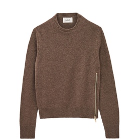 Cheyla Zip Cashmere Sweater