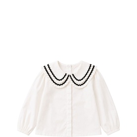 Lola Double Collar Ricrac Blouse