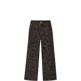 Danni Leopard Wide Leg Jeans