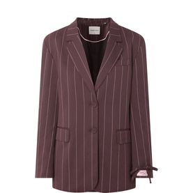 Henry Single-Breasted Pinstripe Blazer