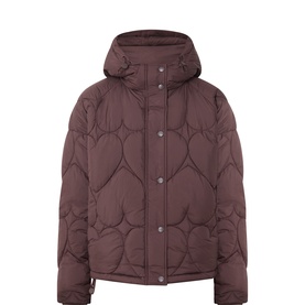 Prisca Heart Quilted Puffer Jacket