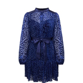 Harriet Velvet Animal Mini Dress