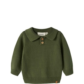 knitted Polo Sweater