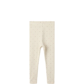 Polka Dot Ribbed Leggings