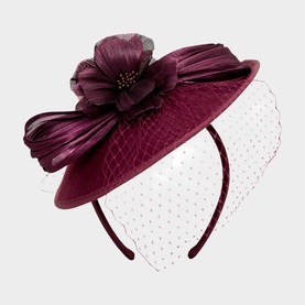 Floral Disc Fascinator