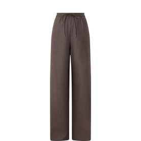Pantone Drawstring Wide Leg Trousers