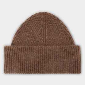 Chunky Rib-Knit Beanie Hat