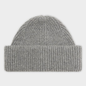 Chunky Rib-Knit Beanie Hat