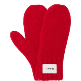 Logo Oversized Knitted Gloves