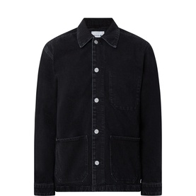 Crocodile Logo Denim Overshirt