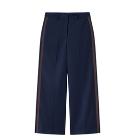 Side Stripe Straight Leg Trousers