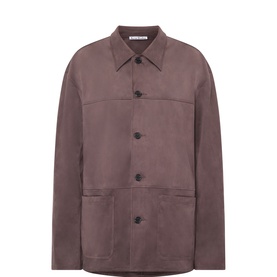 Suedette Patch Pocket Overshirt
