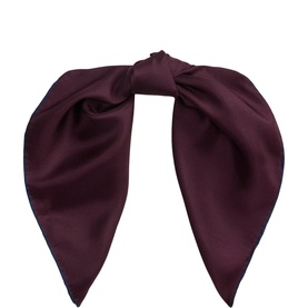 Dog Logo Silk Square Scarf