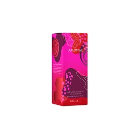 Rituals Uikumawi bath and shower gel gift set in vibrant pink and red floral patterned box packaging