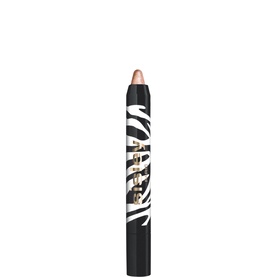 Sisley Phyto-Twist Topcoat eye shadow pencil with zebra-print black and white barrel and champagne shimmer tip