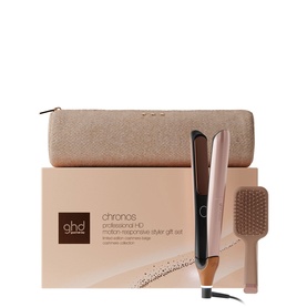 Chronos Hair Straightener Festive Gift Set in Cashmere Beige