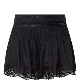 Mairais Lace-Trim Mini Skirt