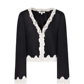 Fioretta Lace-Trim Blouse