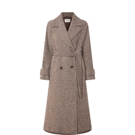 Tema Double-Breasted Wrap Coat