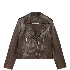 Errie Leather Biker Jacket