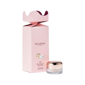 Sculpted by Aimee The Mini Cracker make-up set with pink gift cracker box and mini product jar with rose gold lid