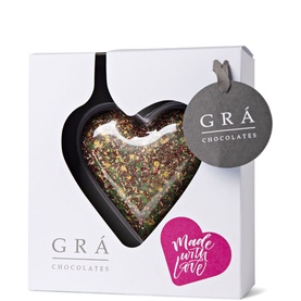 Mince Pie Chocolate Heart 200g