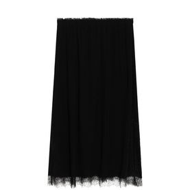 Jarvis Lace-Trim Skirt