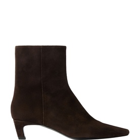 Suede Kitten Heeled Boots