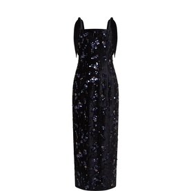 Victoria Velvet Pencil Dress