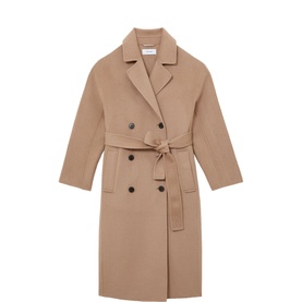 Marina Blindseam Double-Breasted Coat