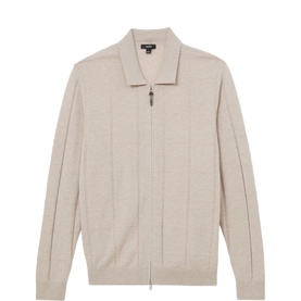 Martindale Check Textured Zip Cardigan