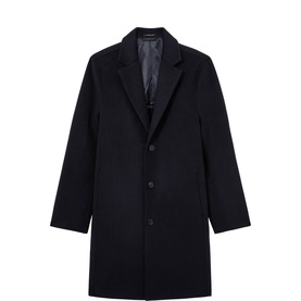 Knight Single-Breasted Epsom Coat