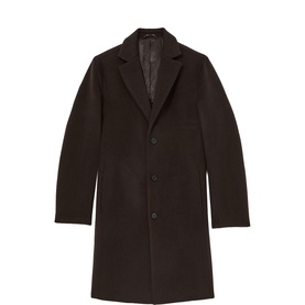 Knight Single-Breasted Epsom Coat