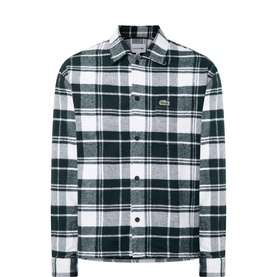 Croc Logo Plaid Overshirt