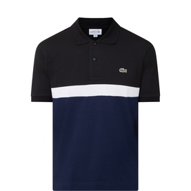 Croc Logo Colour-Blocked Polo Shirt