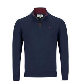 Sean Wolfhound Logo Quarter Zip Sweater