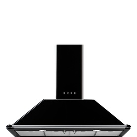 110cm Victoria Chimney Hood Black