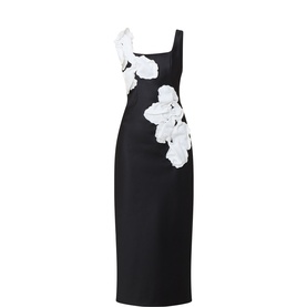 Radburn Sculptural Floral Dress