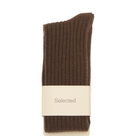 Chloe Rib-Knit Socks