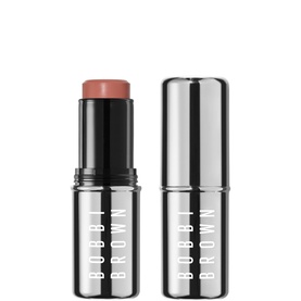 Bobbi Brown Desert Dreamer Skin Enhancer Multi-Stick in Sunset, a rosy-nude lip and cheek stick with silver packaging