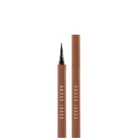 Bobbi Brown Lip Tint Liner in Mahogany, felt-tip pen format with fine precision tip, shown capped and uncapped