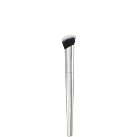 Haus Labs Concealer Brush with angled dense bristles and slim silver handle
