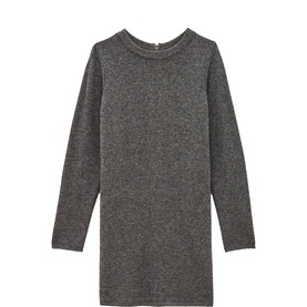 Atess Reverse Zip Mini Knitted Dress