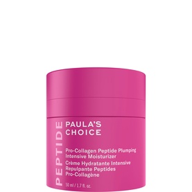 Paula's Choice Pro-Collagen Peptide Plumping Intensive Moisturiser in a pink 50ml jar with white lid