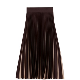 Serena Contrast Pleated Skirt