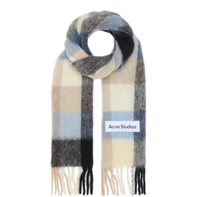 Valley Logo Check Scarf