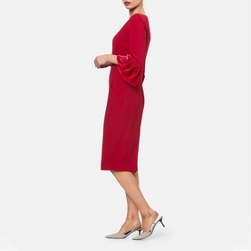 Alex Flared Cuff Pencil Dress