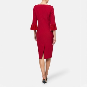 Alex Flared Cuff Pencil Dress