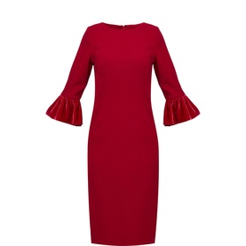 Alex Flared Cuff Pencil Dress